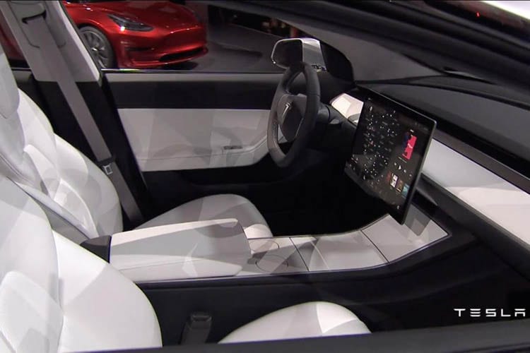 Tesla Model 3 Interior 