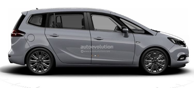 Opel Zafira 2017 side
