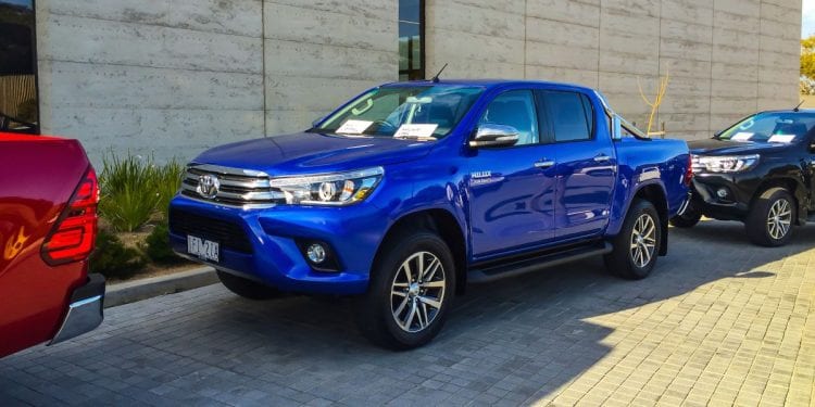 Exterior of 2016 Hilux