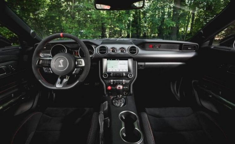 2016 Ford Mustang Shelby GT350R Dashboard - Source: caranddriver.com