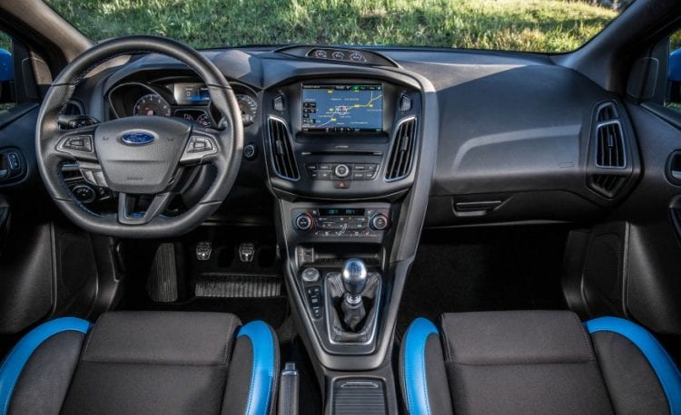 2016 Focus RS500 Interior - Source: caranddriver.com