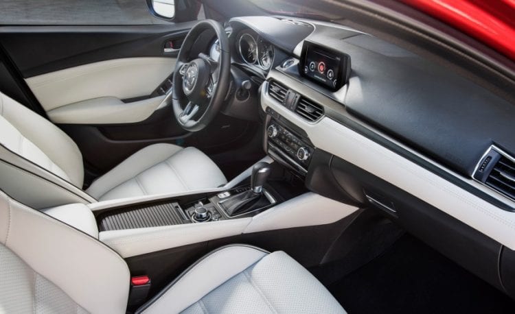 Source: caranddriver.com; 2017 Mazda 6 interior shown