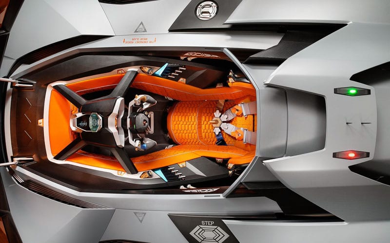 Lamborghini Egoista Concept interior