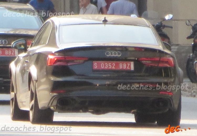 2017 Audi RS5 spied undisguised; Source: indianautosblog.com