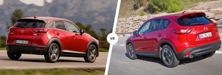 Mazda CX-3 vs CX-5