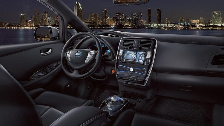 2017 Nissan Leaf interior