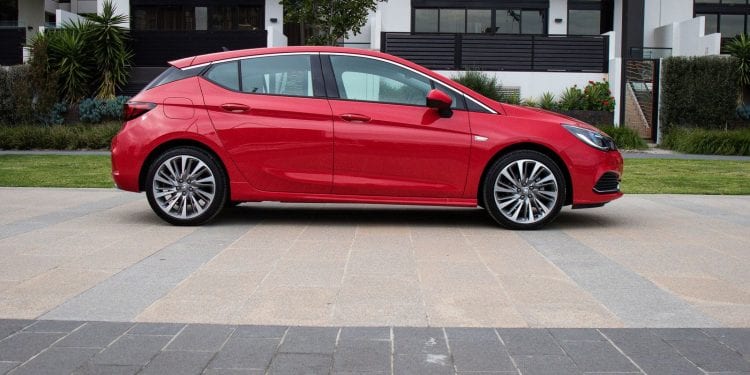 2017 Holden Astra right side