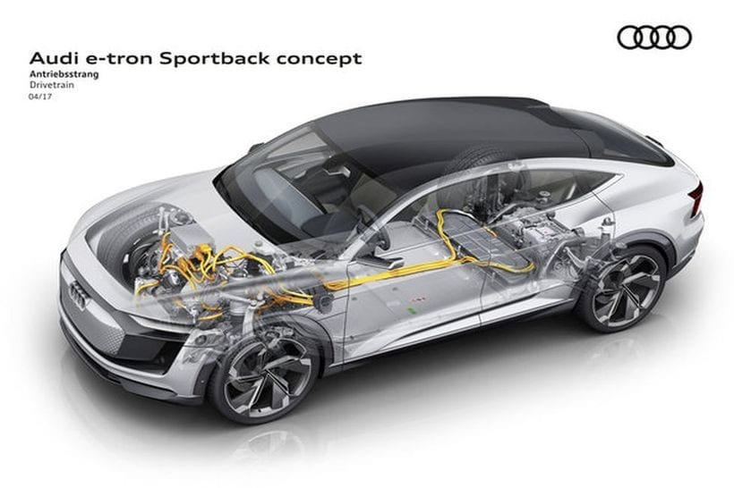 2017 Audi e-tron Sportback engine