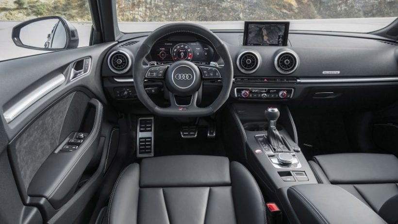 2018 Audi RS3 Sedan interior