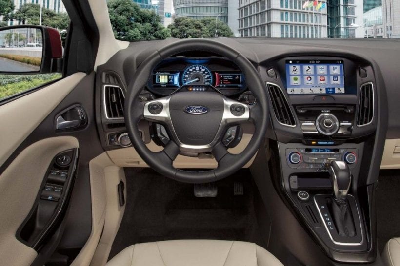2018 Ford Focus Electric dashboard