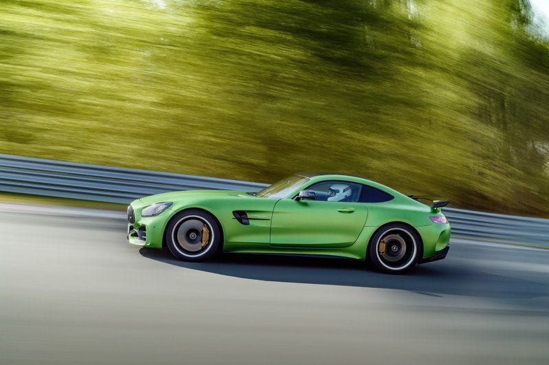 2018 Mercedes AMG GT R side view