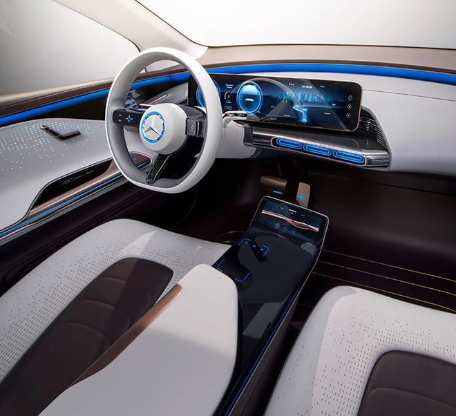 2020 Mercedes-Benz EQ SUV interior
