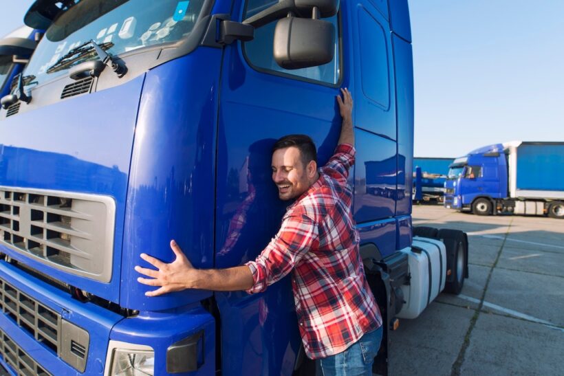 trucker driver hugg