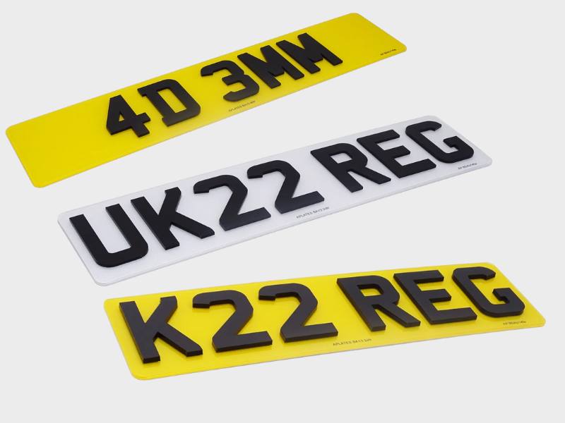 4D number plates persolnalization