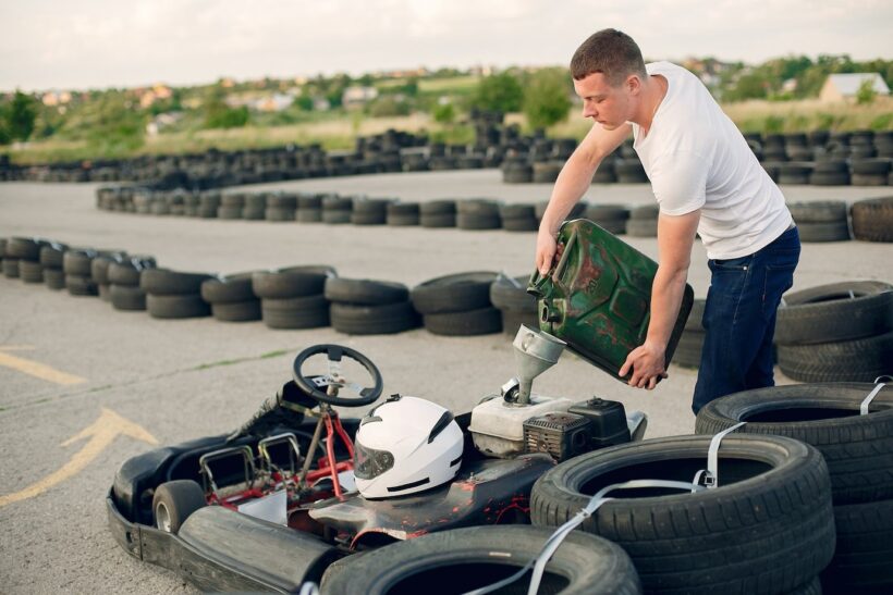 maintenance go-kart